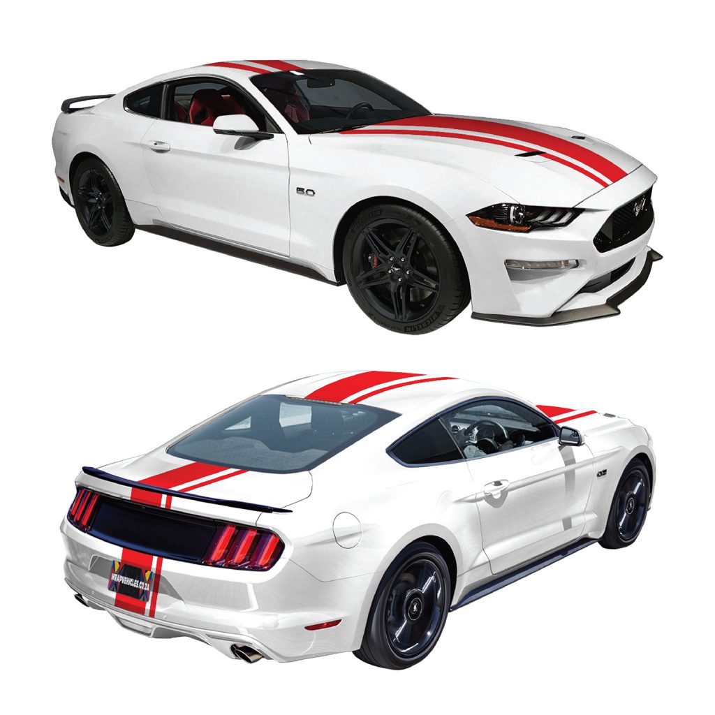 Thick Thin Body Stripes Red – Wrap Vehicles